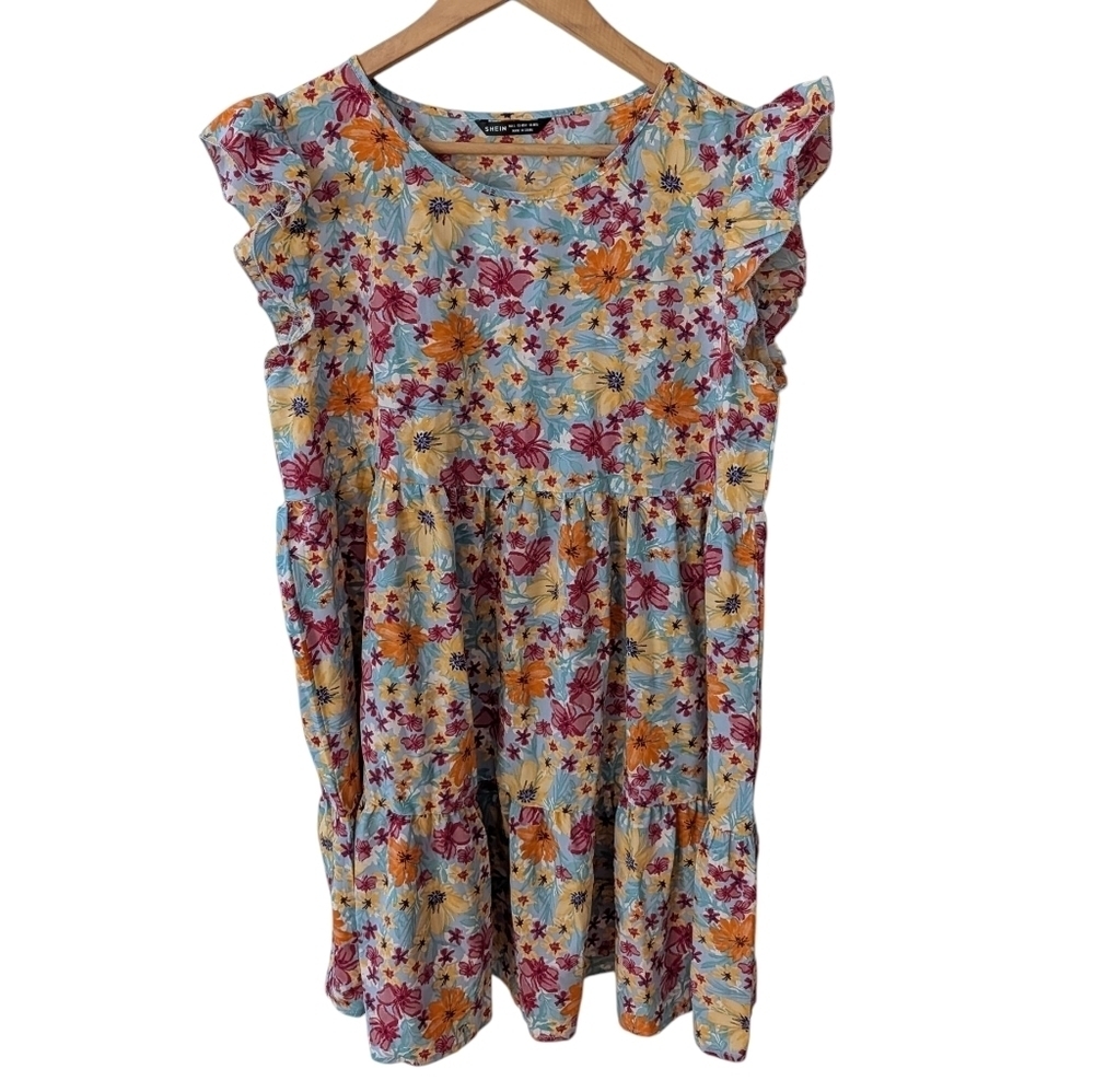 NWOT Shein Floral Women's Dress  Multicolor Size L